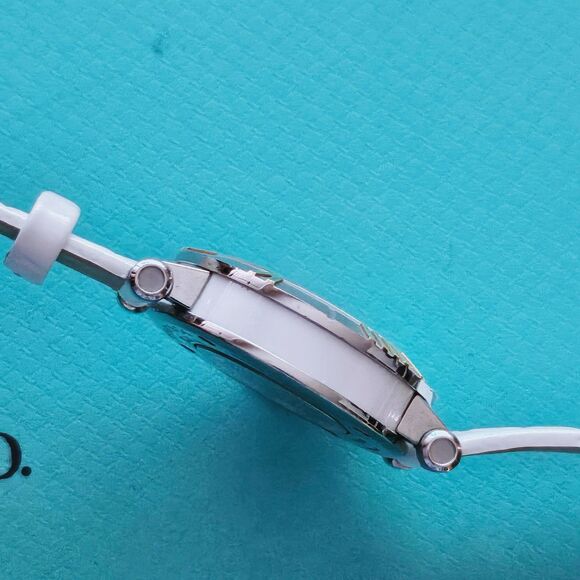 RARE Tiffany & Co. Stainless Steel Ceramic 18k Gold 30mm Atlas Automatic Watch. - Picture 7 of 11